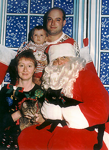 1st visit w/Santa