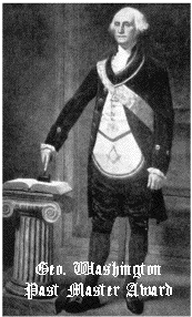Geo. Washington Past Master's Award
