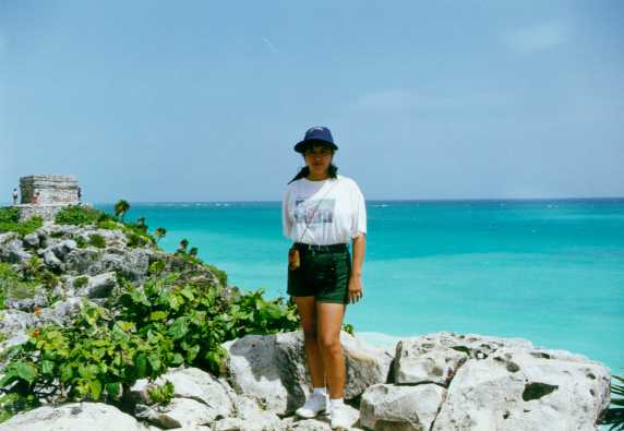 Gaby at Tulum