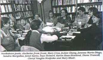 Women's Writing Circle photograph from the newspaper