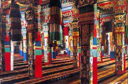 Inside a Buddhist Temple