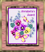 Annabella's 
Award
