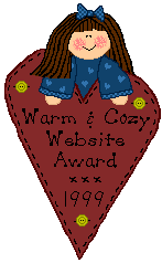 Warm & Cozy Website Award