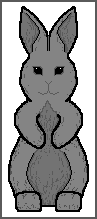 Gray<br>Standup Bunny