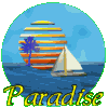 sailboat in paradise
