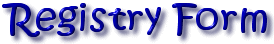 Registry Form Heading
