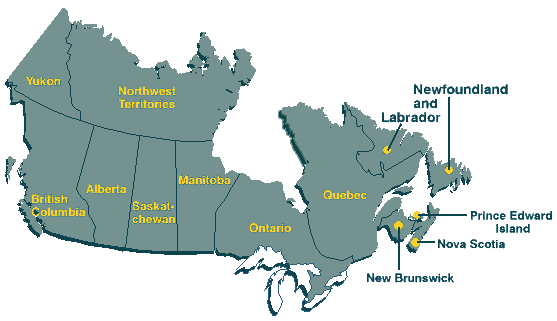 Map of Canada