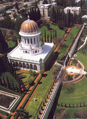 Haifa, the  Bahai  Shrine