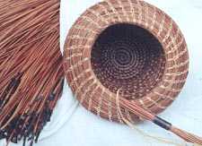 Pamela 
Zimmerman Basket in progress