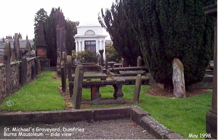 St Michaels churchyard, Dumfries.  Photo by Sandy Pittendreich.