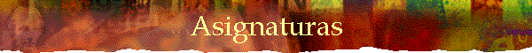 Asignaturas