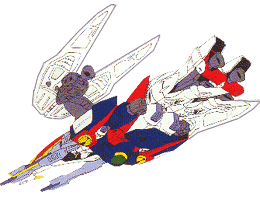 Wing Zero In Bird Mode (Rear View)