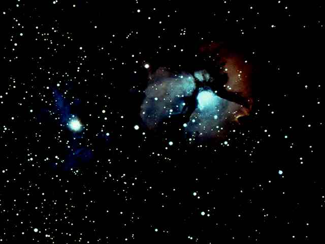 M 20 - Triffid-Nebel - Hubble-Space Telescope - NASA/ARC