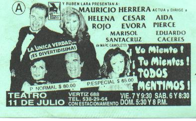 Yo Miento, T� Mientes, Todos Mentimos