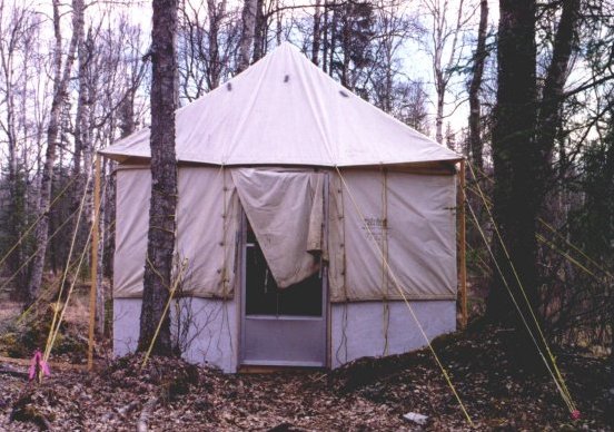 This thing has remained standing for 3 winters now, and still doesn't leak!