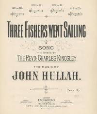 Sheet music for the song Three Fishers Went Sailing