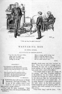 The opening page of WAYFARING MEN, from GOOD WORDS, 1897
