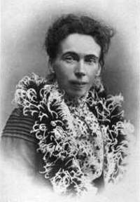 Edna Lyall in her finery