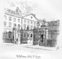 Entrance gate to Guy's Hospital