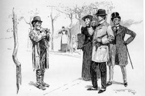 Illustration from With Pipe and Tabor