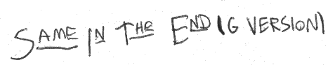 Same In The End (G-Rated Version)