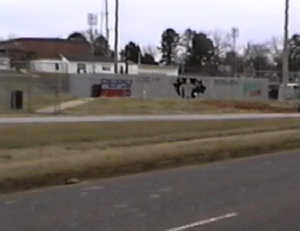 dugout at Holt High's baseball field