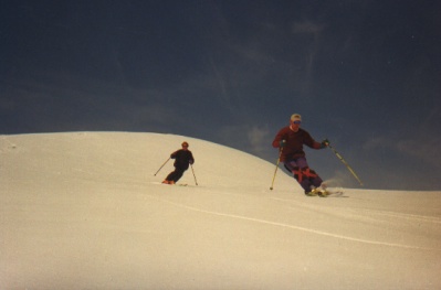Firnsne ved under Grande Motte