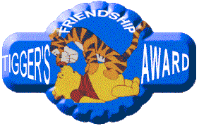 Tigger's Friendship Award 