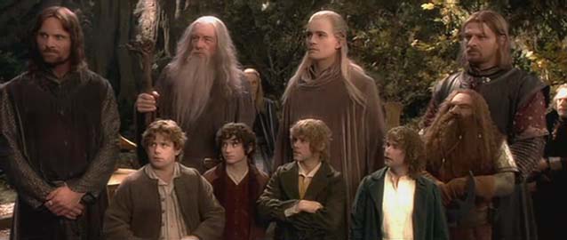 It's the Fellowship of the Ring!!