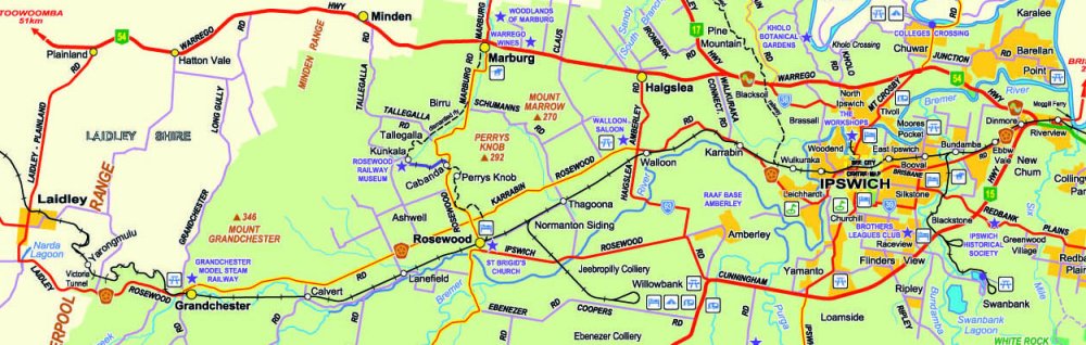 Ipswich Map