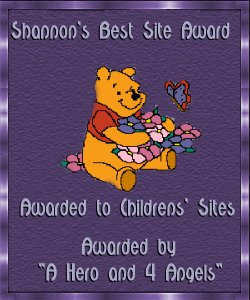 Shannon's Children's Page Award