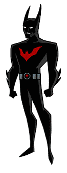 Batman del Futuro. El grfico ha sido creado por DCU Animated.