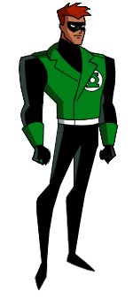 Green Lantern (Guy Gardner). El grfico ha sido creado por DCU Animated