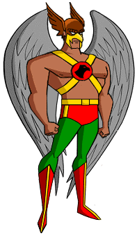 Hawkman. El grfico ha sido creado por DCU Animated.