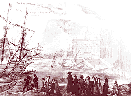 Dpart de Dieppe de Marie de l'Incarnation 3 avril 1639