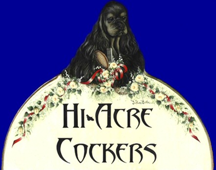 Sign custom built for Hi Acre by Barbara Butler