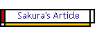 Sakura's Article