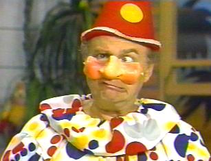 Secret clown funny face!