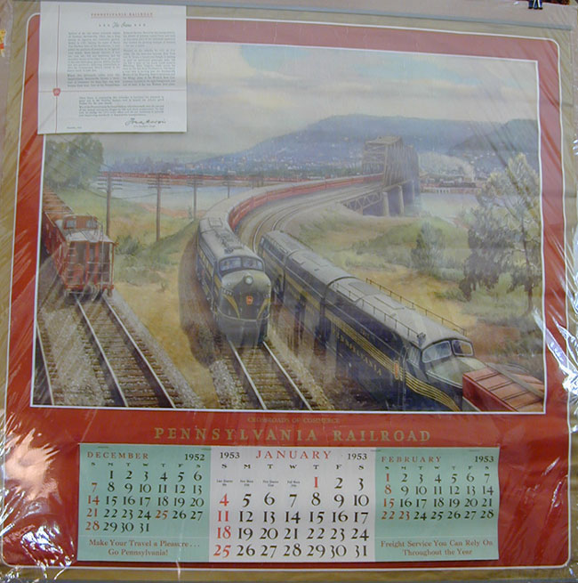 1953 PRR Calendar