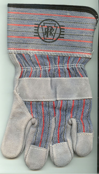 PRR Logo Work Gloves (topside view)