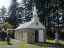 Near the highpoint trail sits the smallest church in the continental U.S.