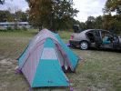 Our Mountain Hardware, Skyview III tent at the Extreme Expedition campground