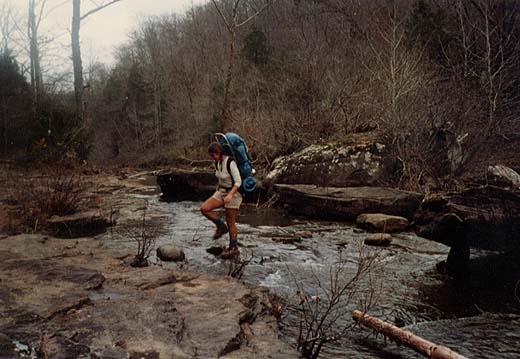 crossing Hurricane Creek