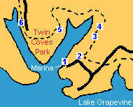 Twin Coves Map