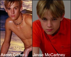 Hd Wallpaper Aaron Carter Jesse Mccartney Guy Blond Hair