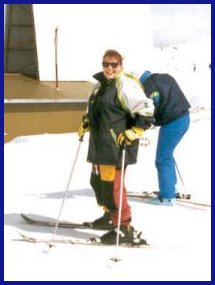 me skiing