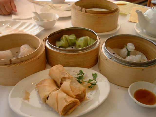Dumplings and spring rolls!