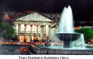Degollado Theater in Guadalajara
