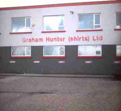 This is a photograph of Graham Hunter Shirts Ltd., one of the very few factories still operating today.