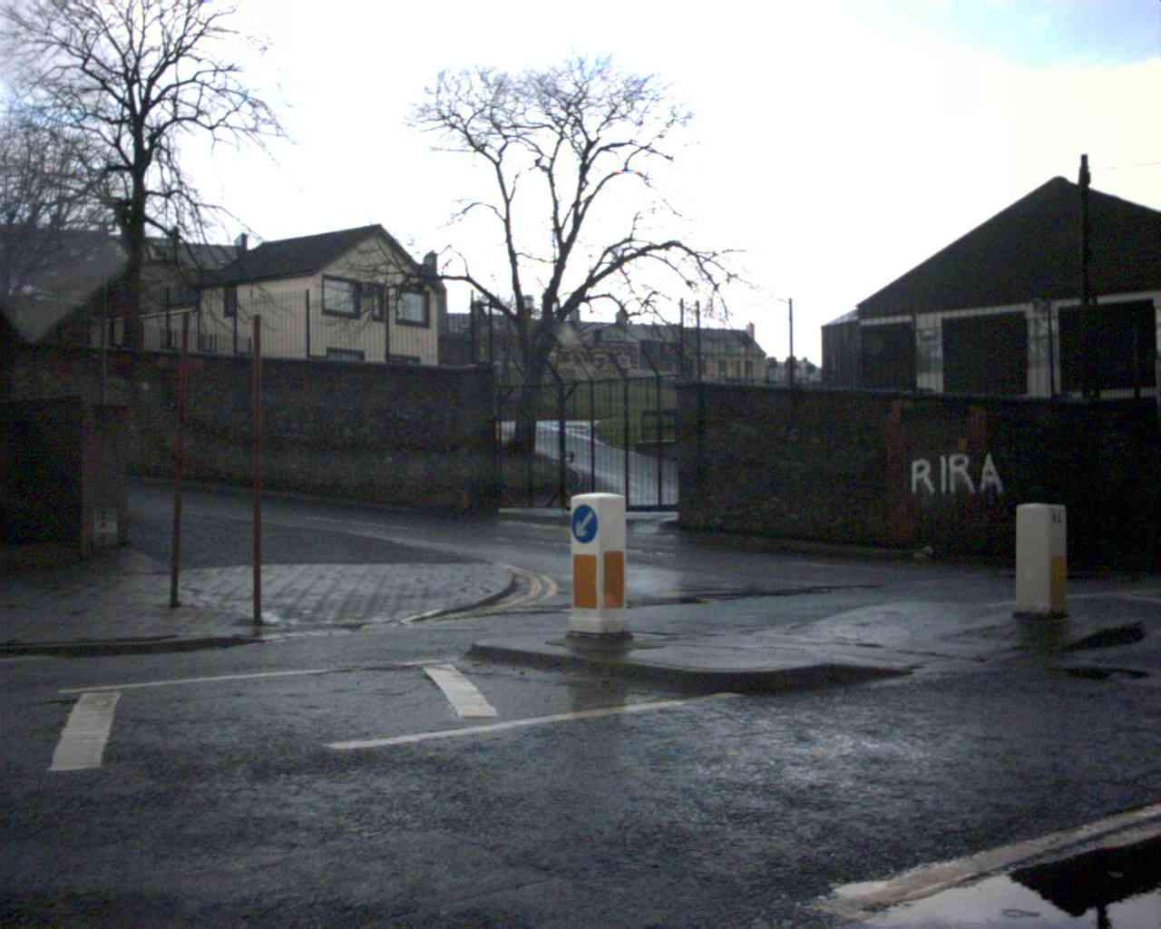 This is a photograph of the former site of Derrys first shirt factory - William Scotts.